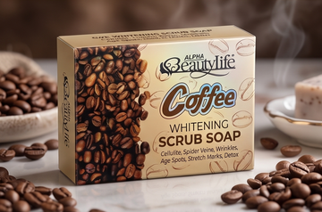 Coffee Whitening Scrub Soap – Natural Cellulite & Anti-Aging Treatment